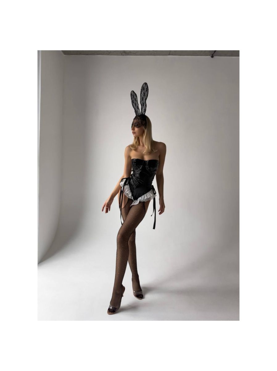 Еротичний латексний костюм Bunny style з вушками