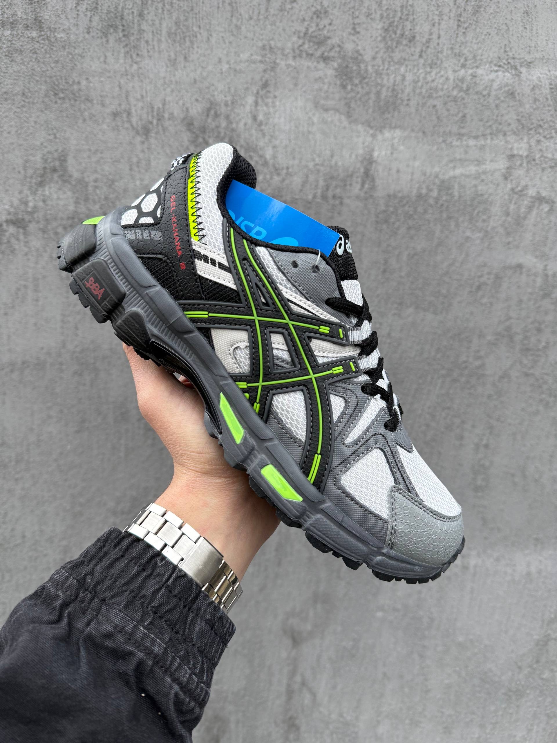 Asics Gel-Kahana 8 Black/Silver/Green