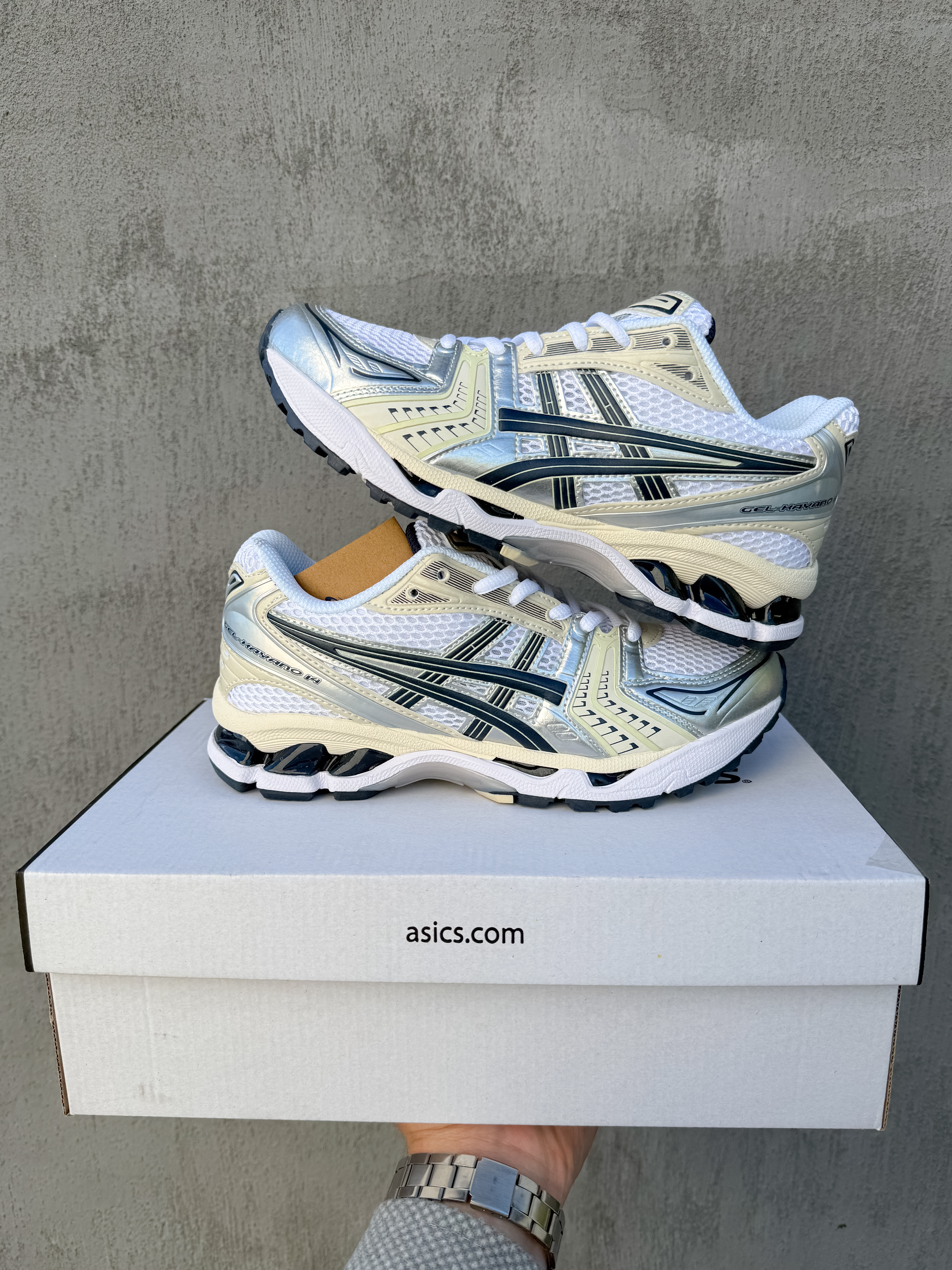 Asics Gel-Kayano 14 White Midnight