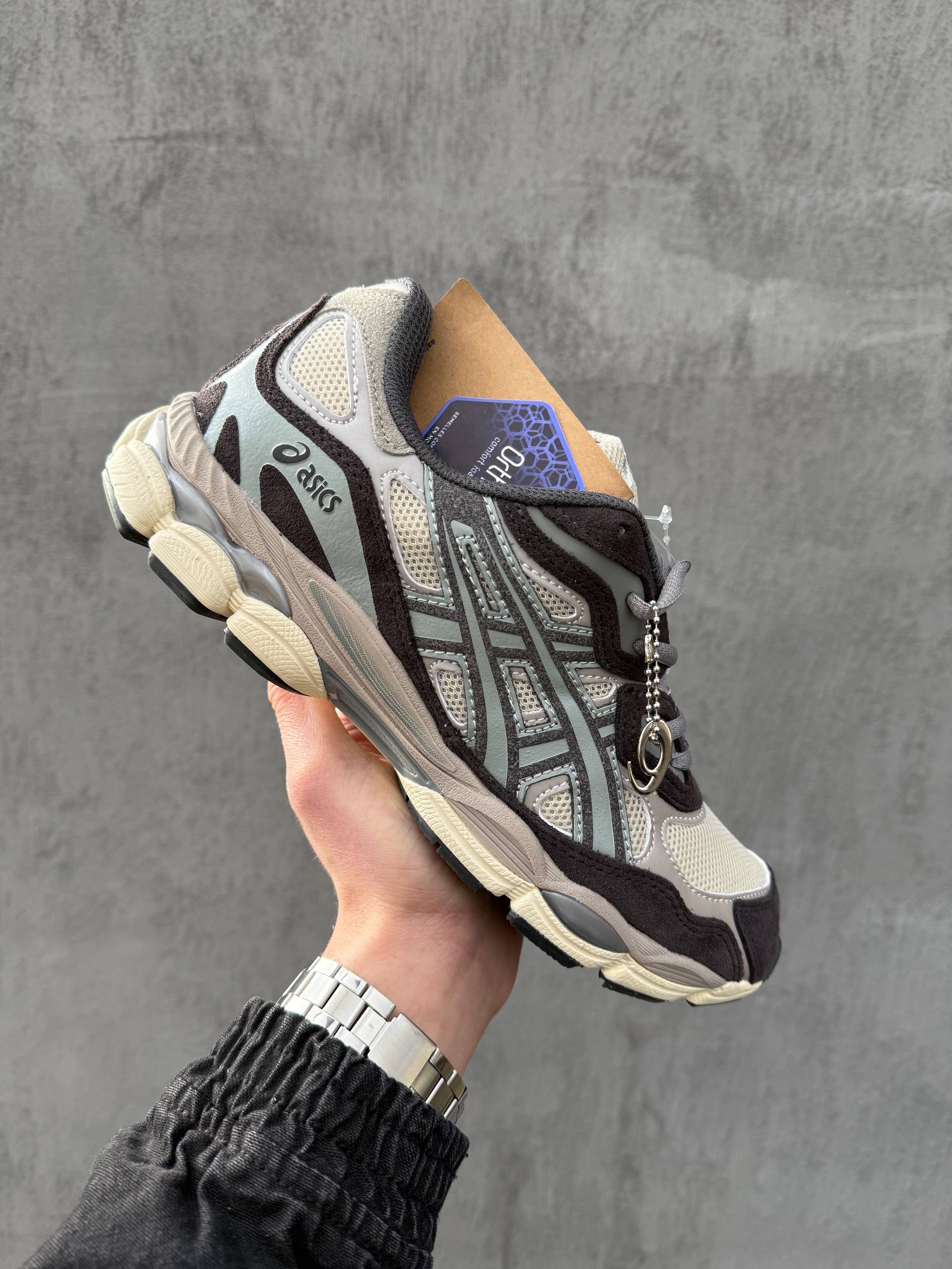 Asics Gel-NYC Oatmeal Obsidian Grey