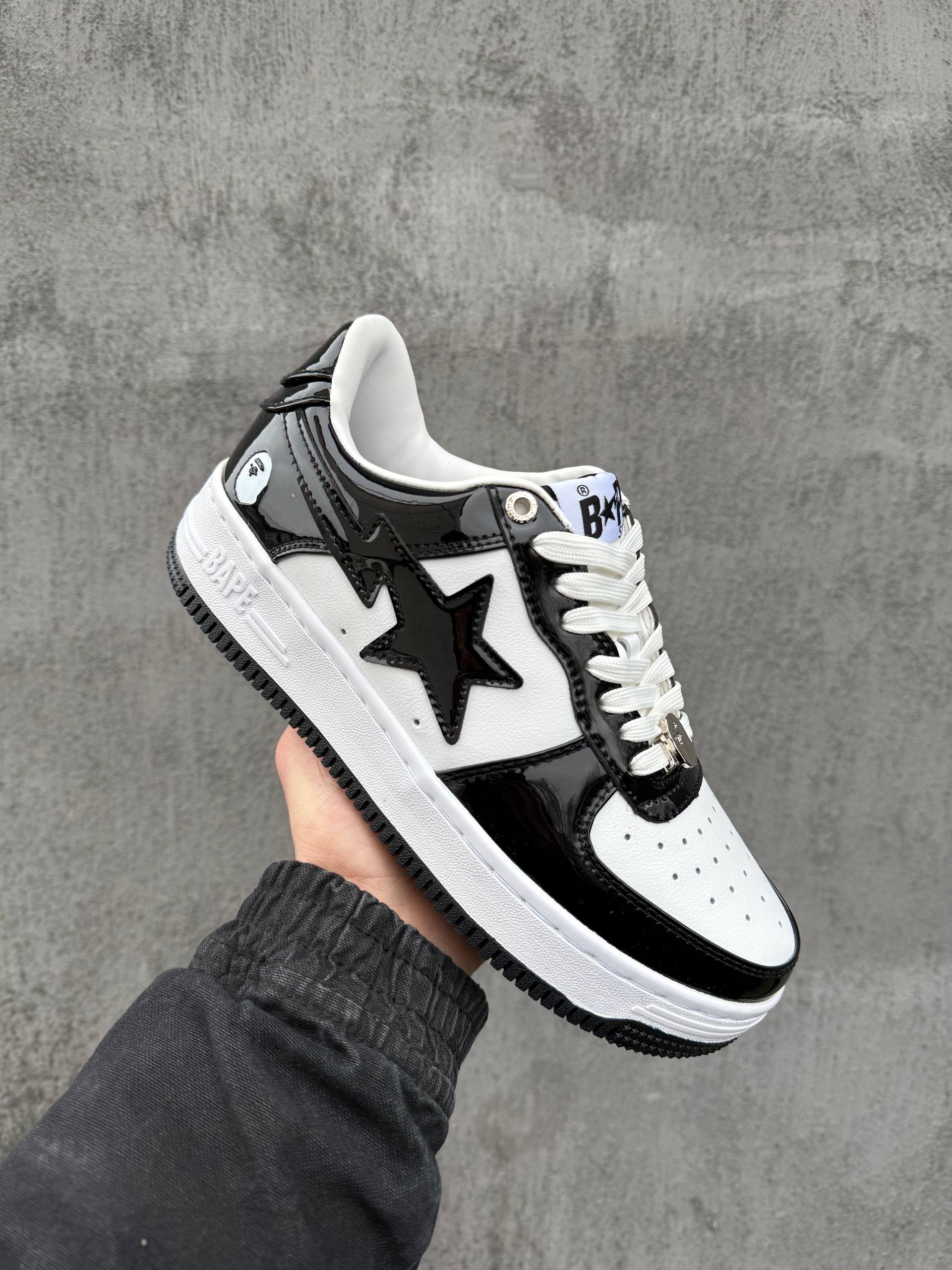 BAPE STA Patent Black Premium