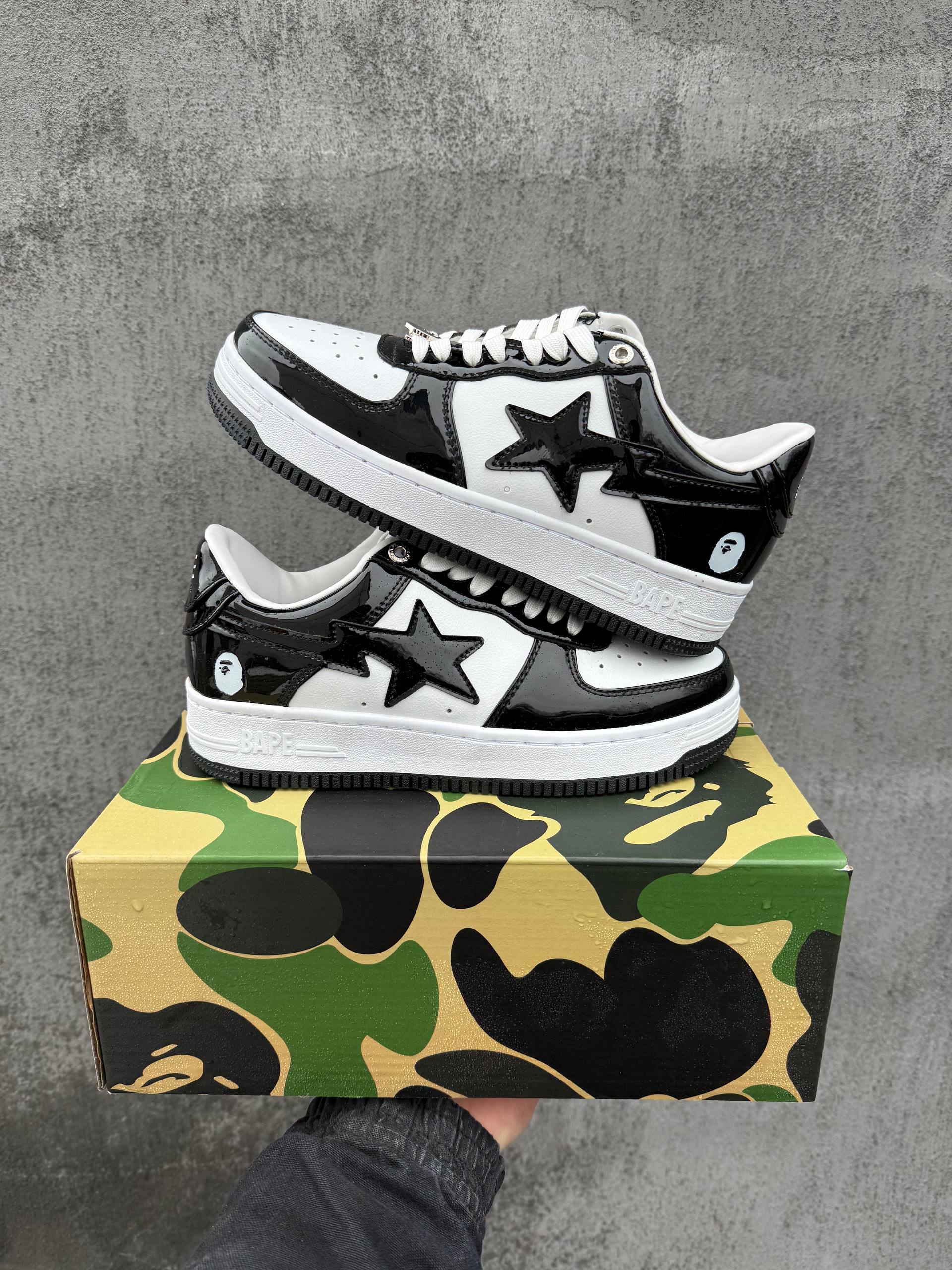 BAPE STA Patent Black Premium