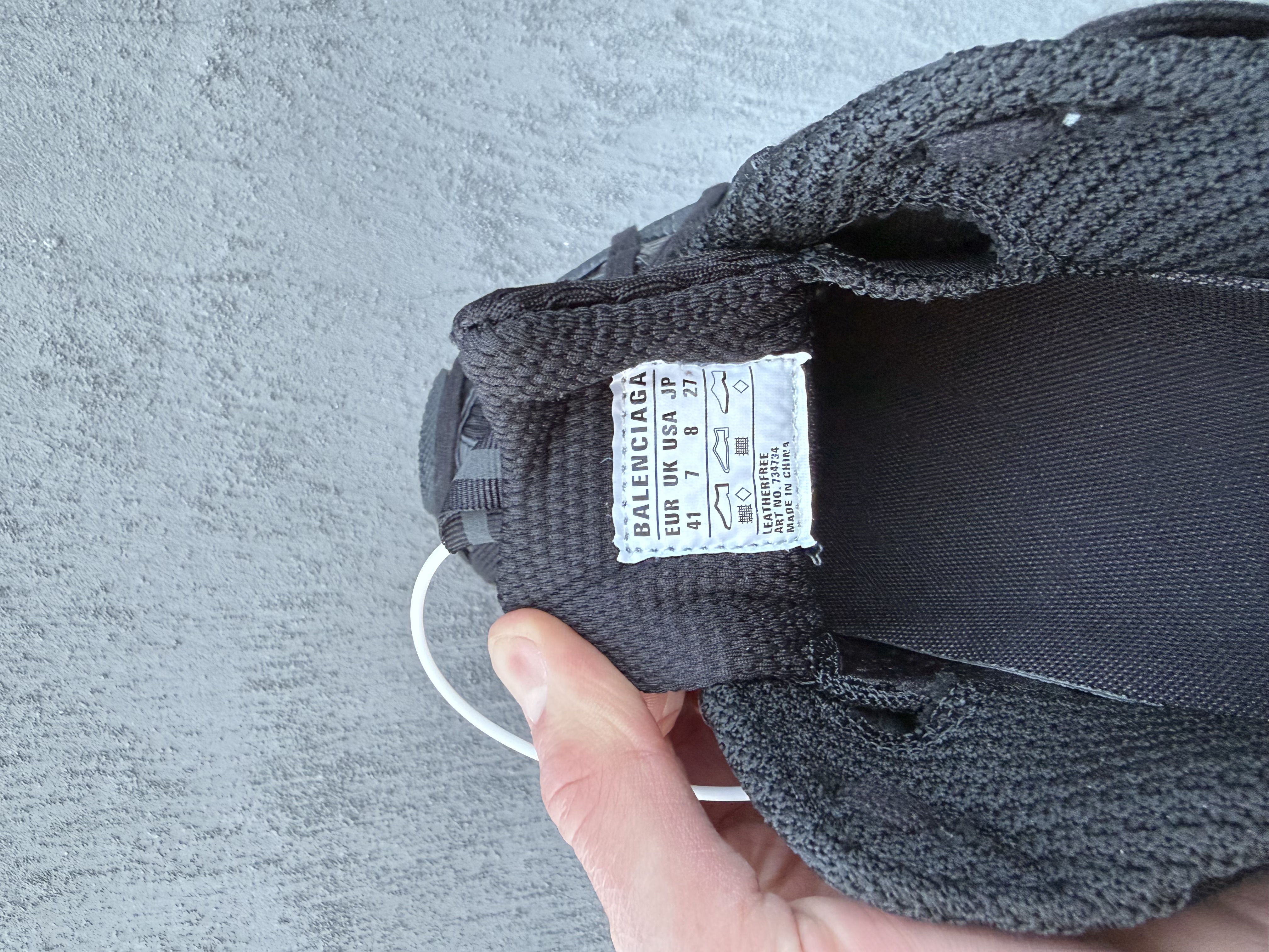 Balenciaga 3XL Extreme Lace Black