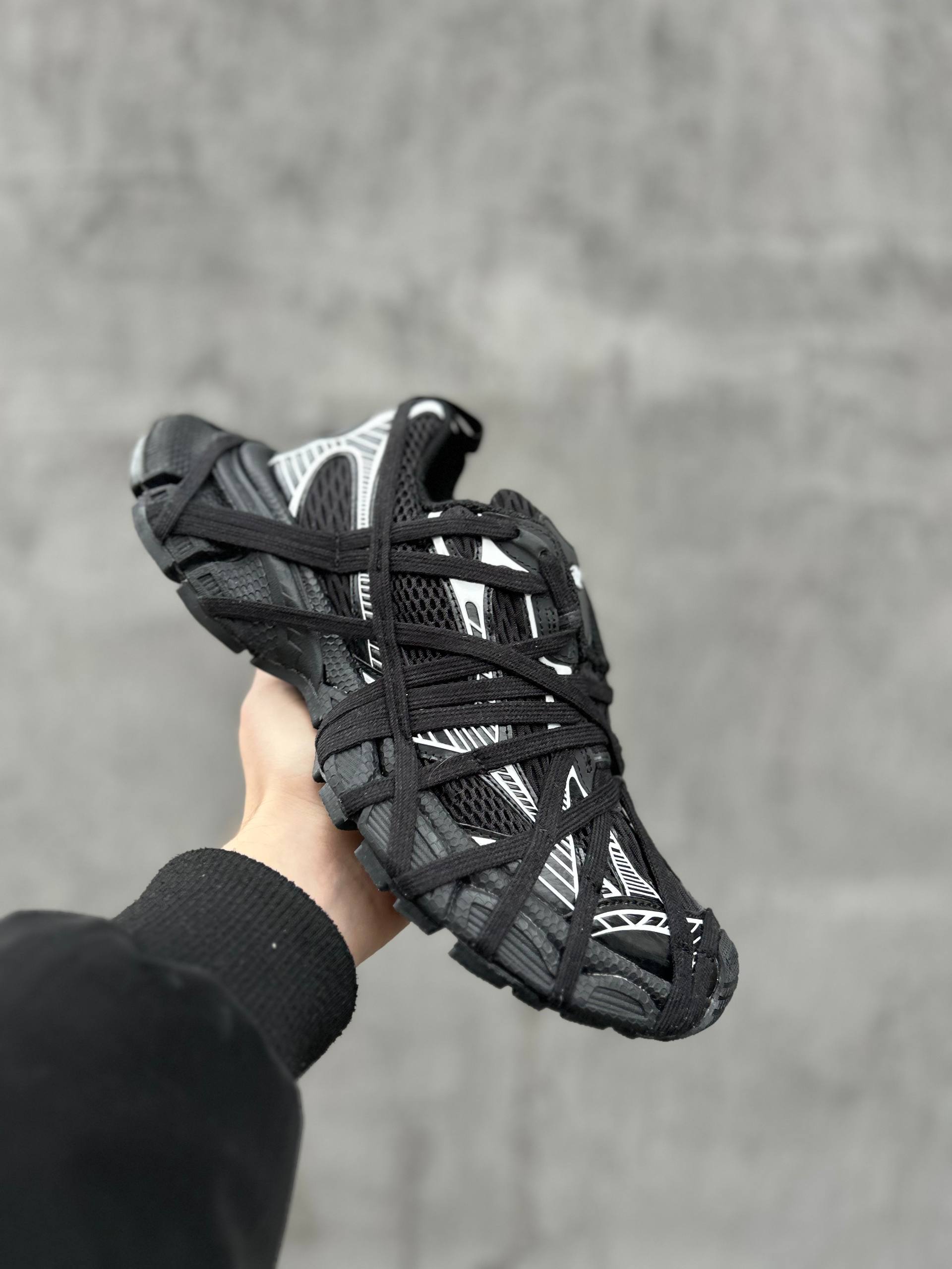 Balenciaga 3XL Extreme Lace Black/White