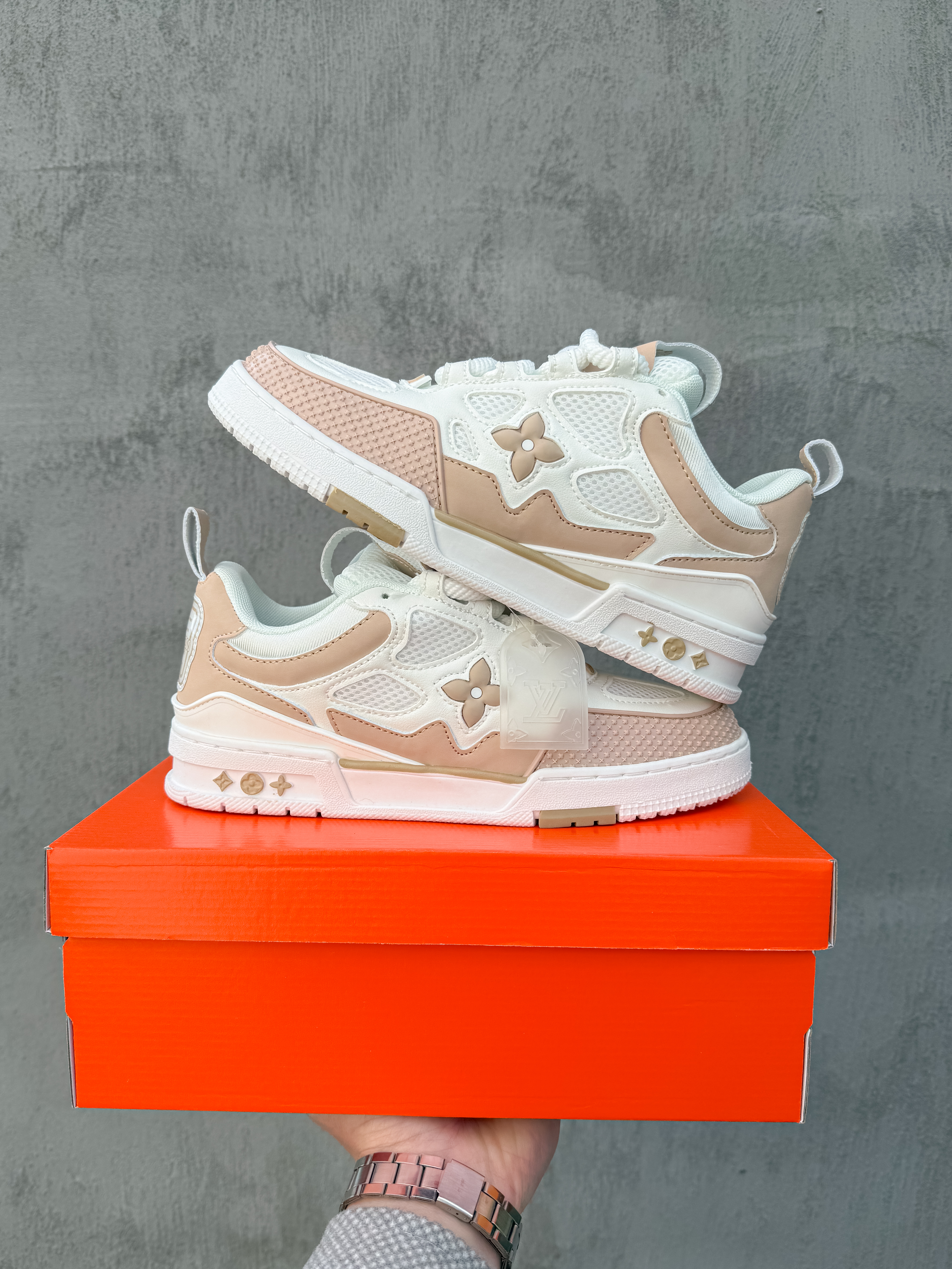 Louis Vuitton Skate White/Brown