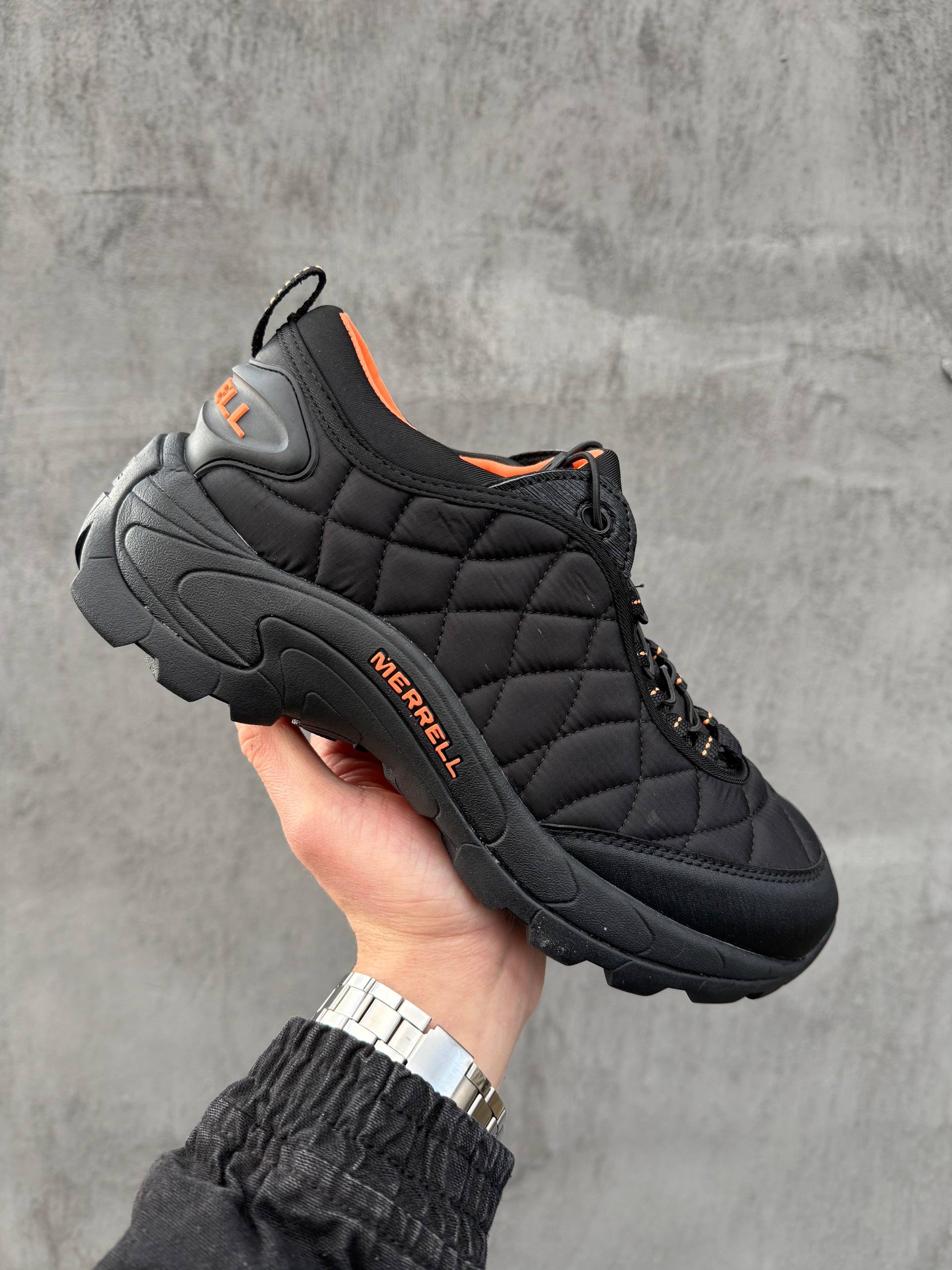 Merrell Ice Cap Moc 2 Black Orange Gore Tex