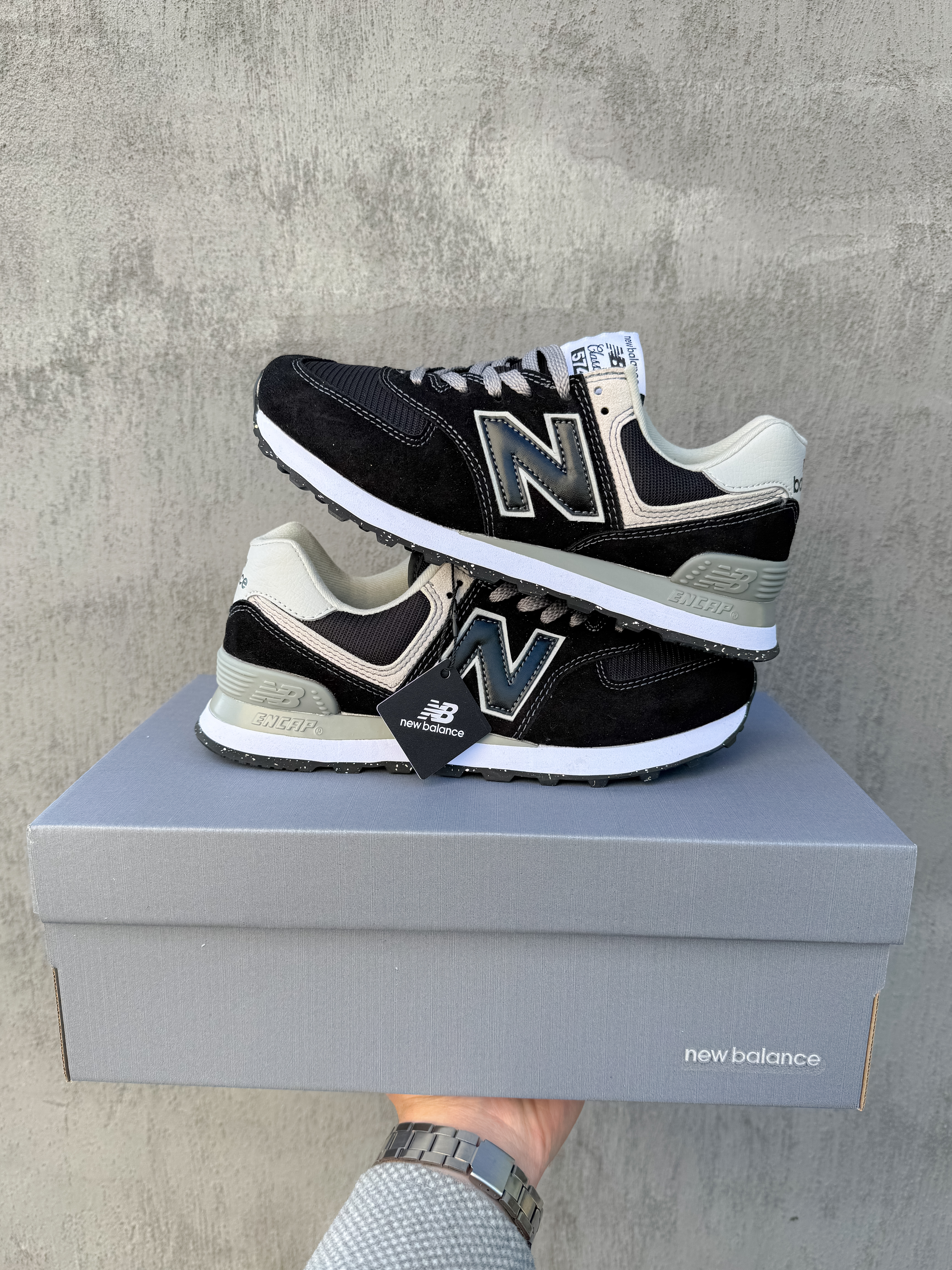 New Balance 574 Classic Legacy Black/Grey