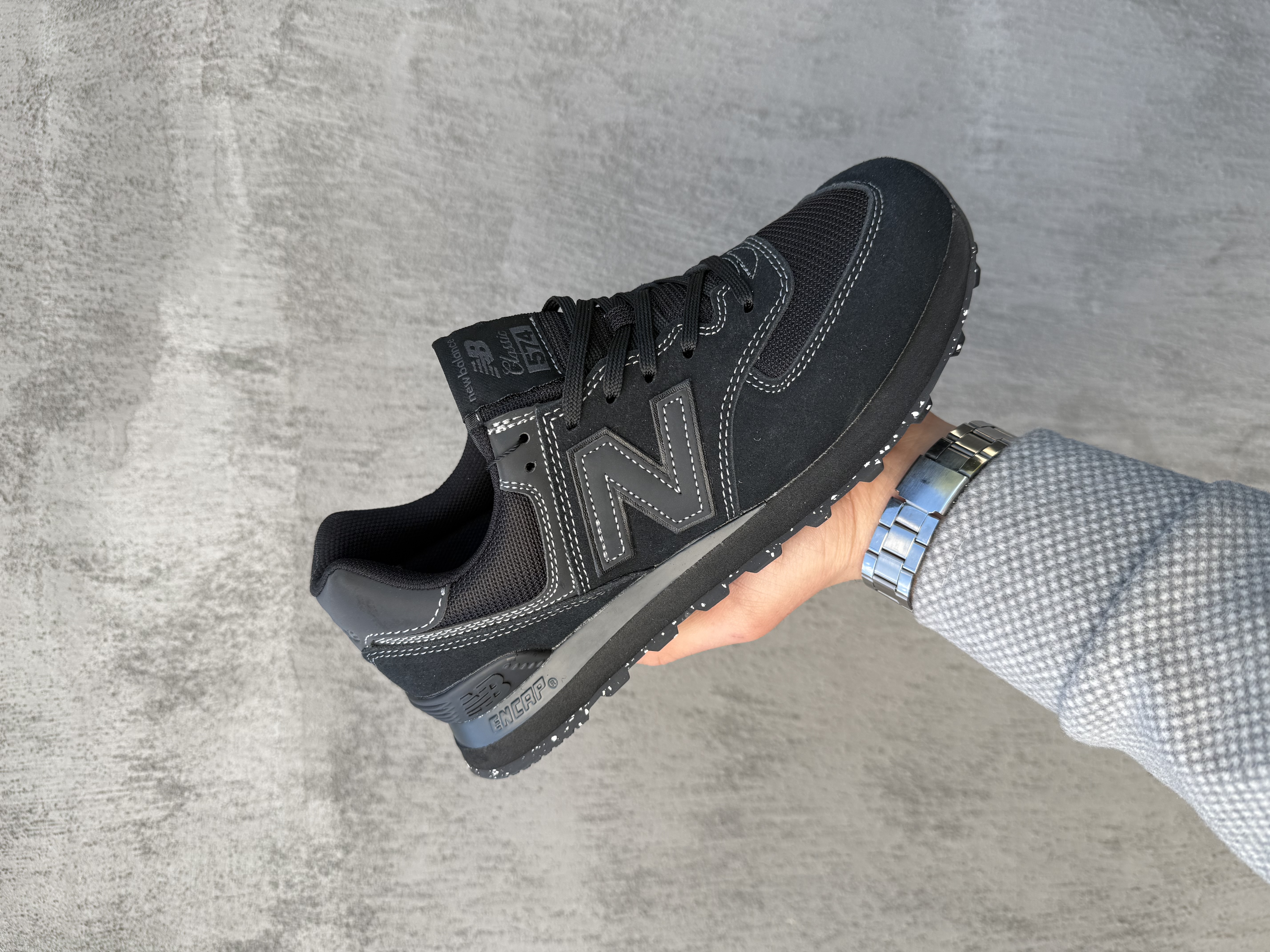 New Balance 574 Full Black