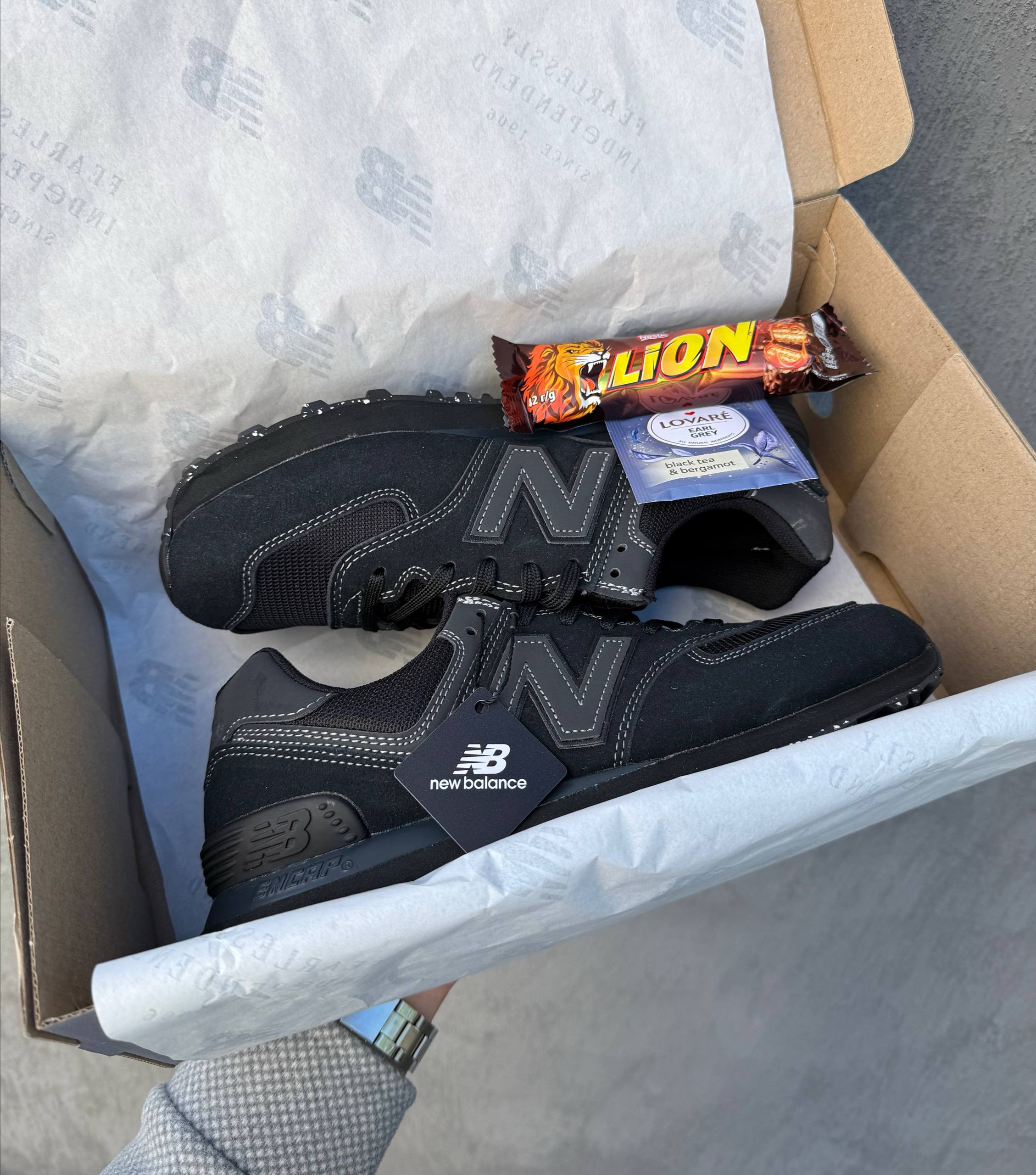 New Balance 574 Full Black