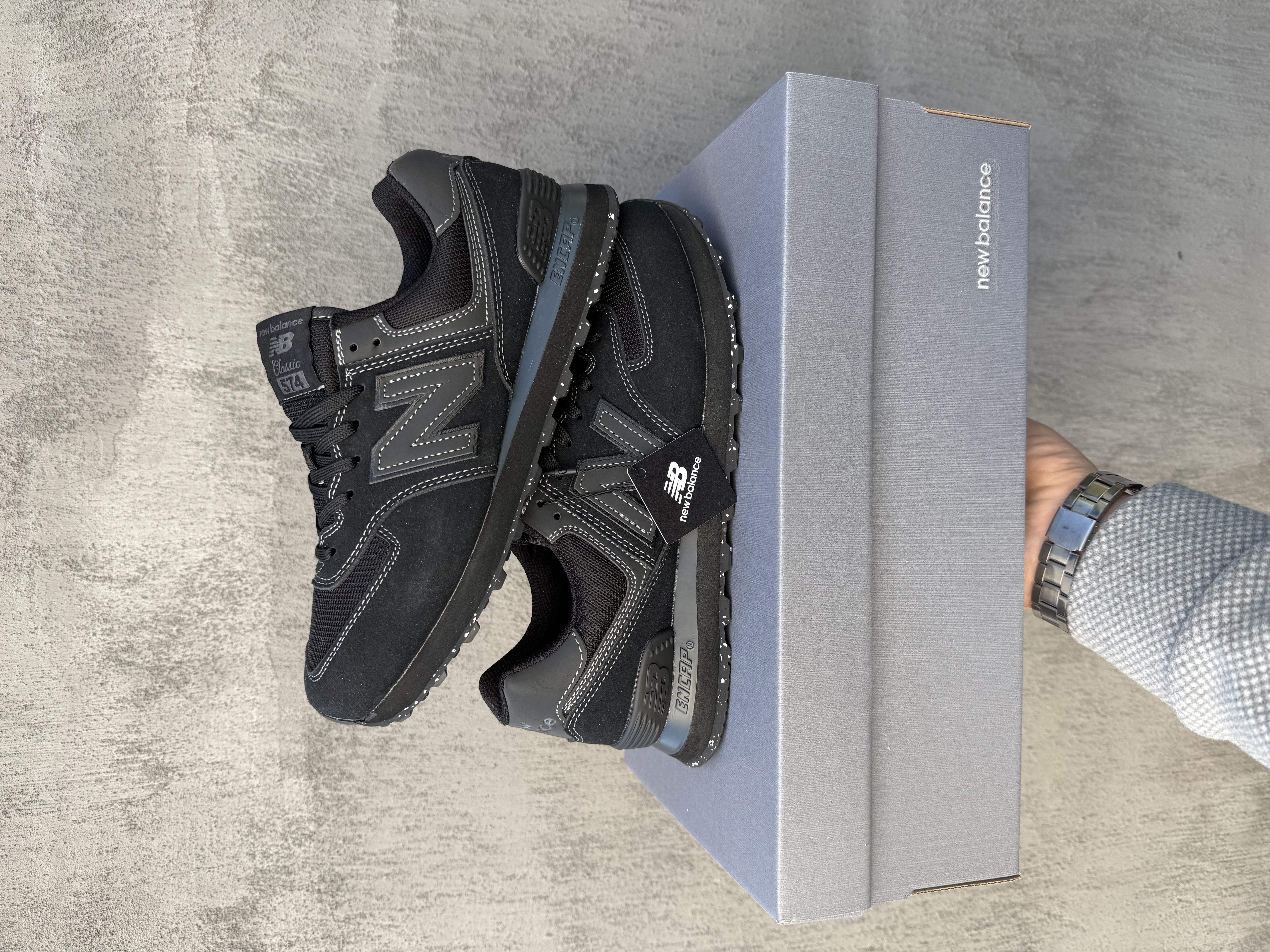 New Balance 574 Full Black