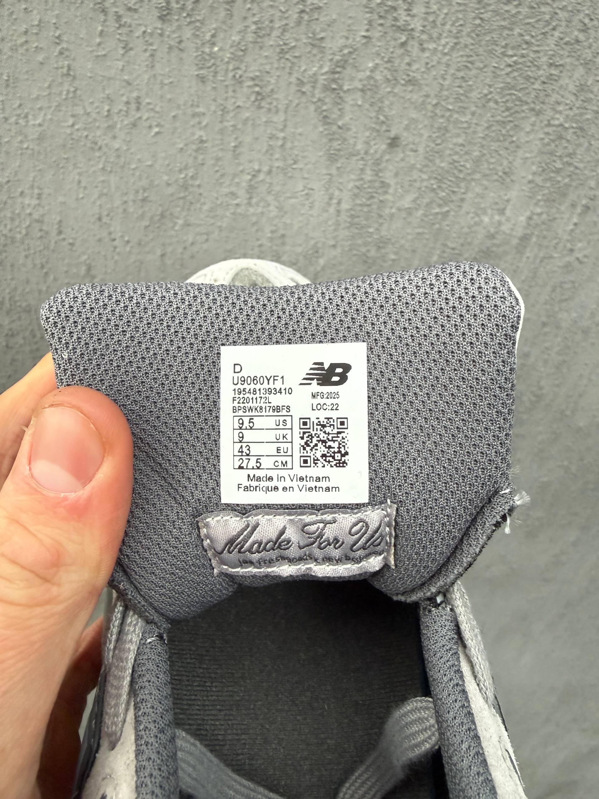 New Balance 9060 «Joe Freshgoods Dark Grey»