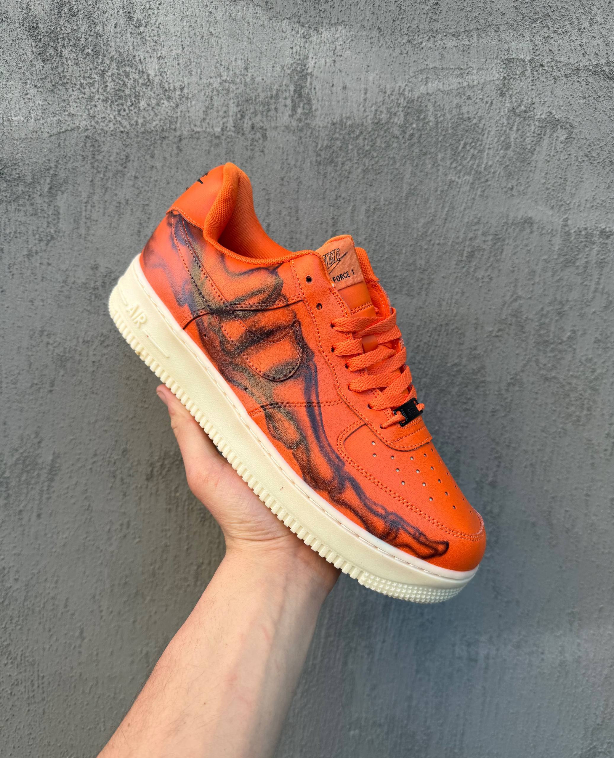 Nike Air Force 1 Low Skeleton Orange