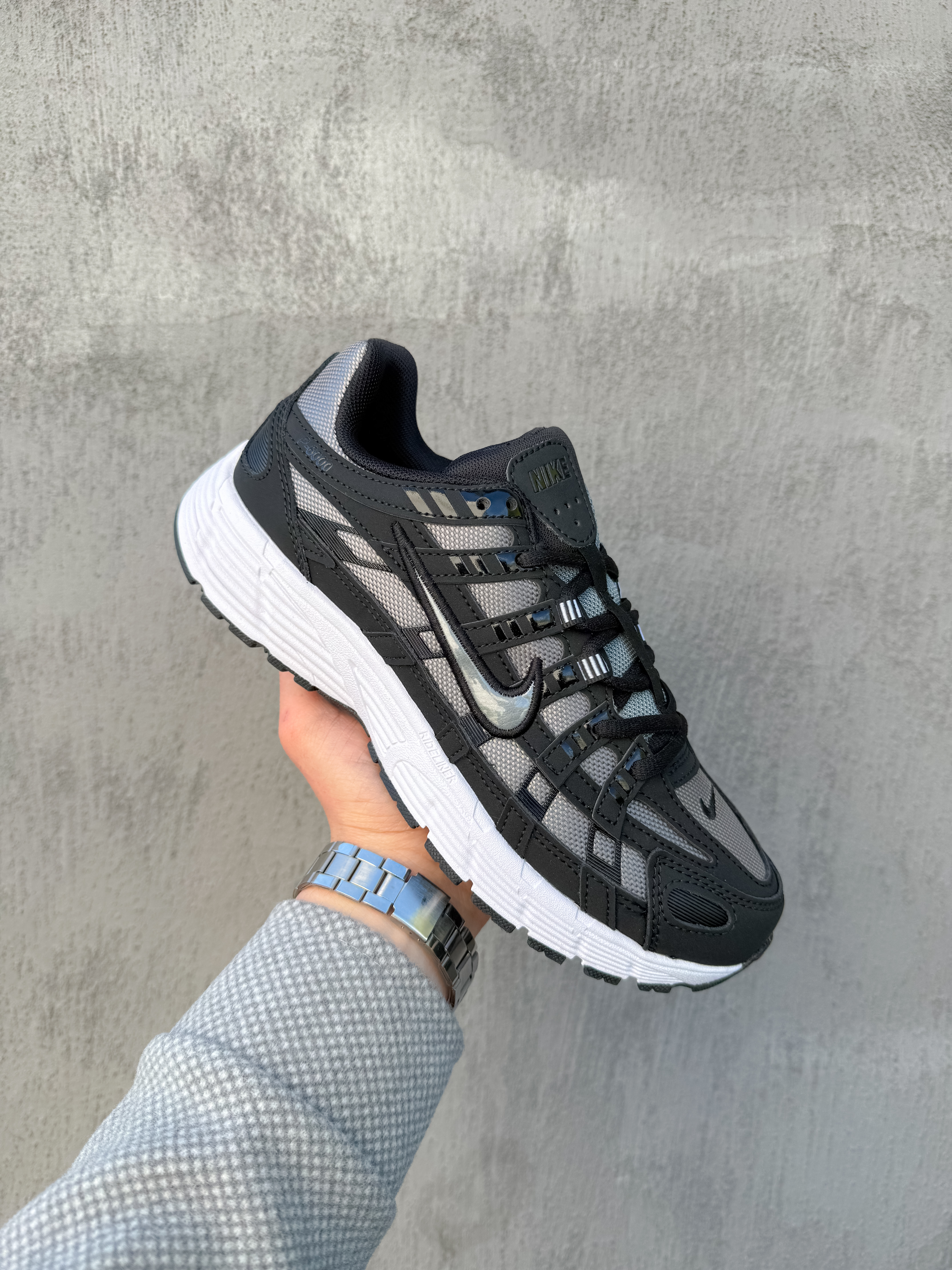 Nike P - 6000 Black White