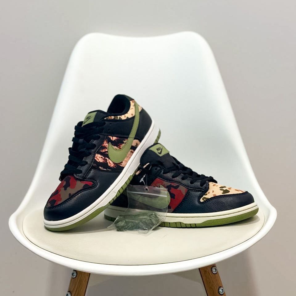 Nike SB Dunk Low Black Camo